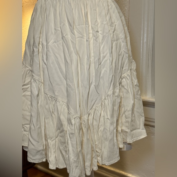 American Eagle sz S - IVORY bohemian Sundress w/ LACE BODICE - Picture 9 of 13